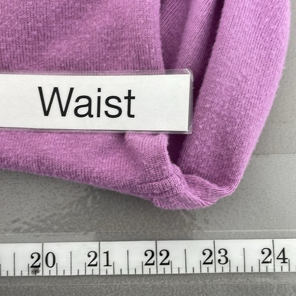 Free People Blouse Womens Small Purple Long Sleeve Oversize - Picture 15 of 16